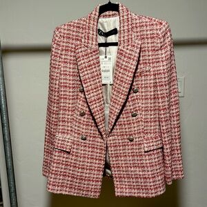 Women's Tweed Double-Breasted Blazer